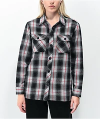 Dravus Jairn Grey & Red Flannel Shirt