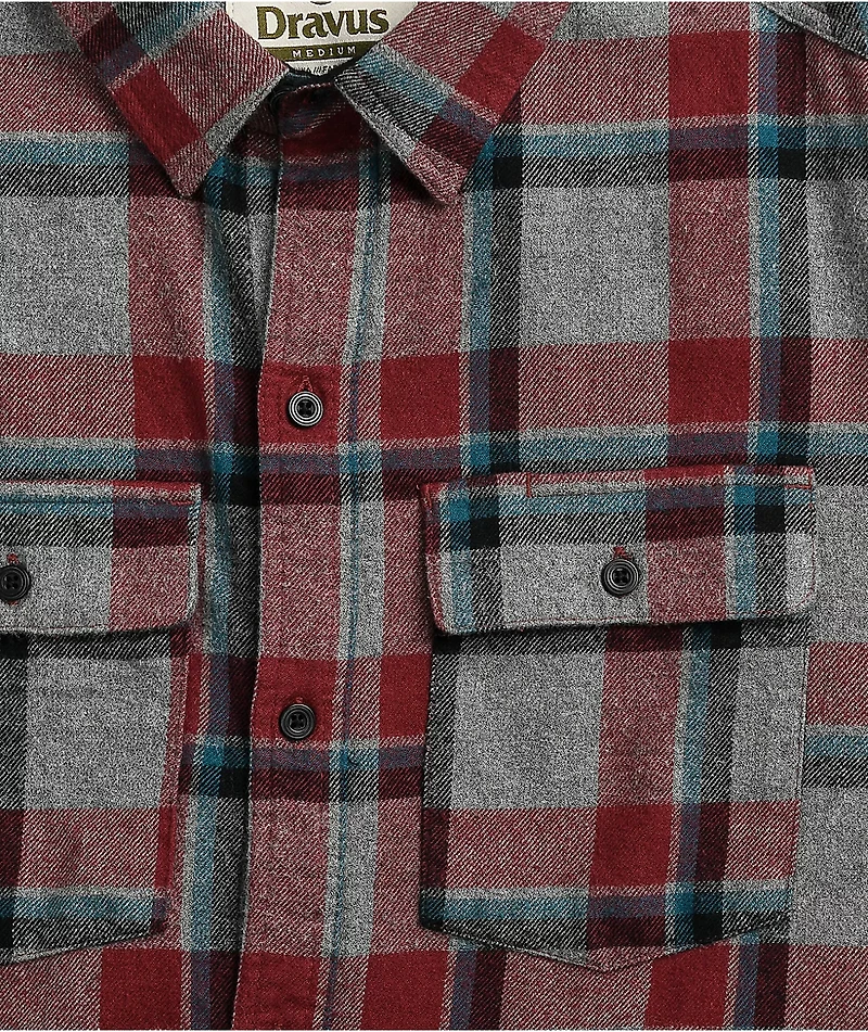 Dravus Jubal Chocolate Truffle & Black Flannel Shirt