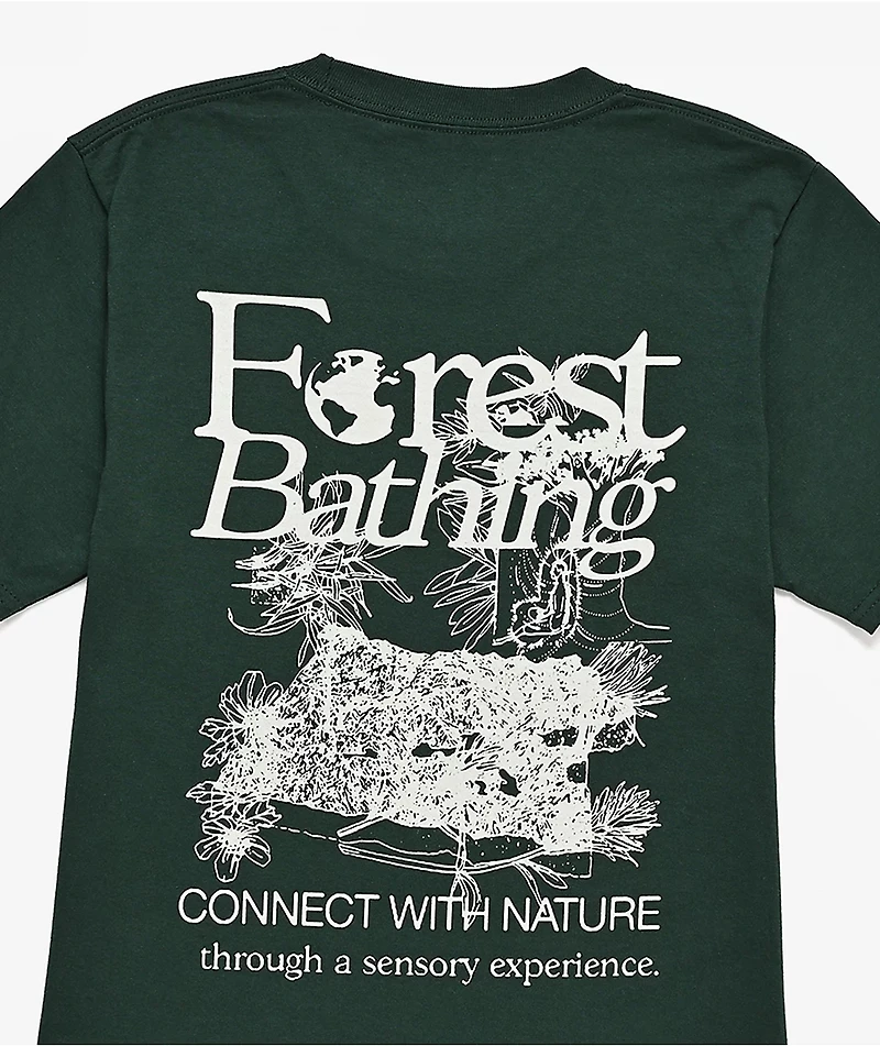 Dravus Kids Forest Bathing Green T-Shirt