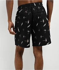 Dravus Kingfisher Black Board shorts