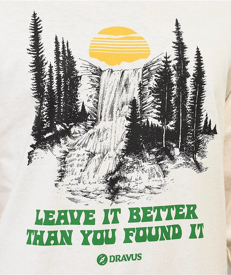 Dravus Leave It Better Cream Long Sleeve T-Shirt