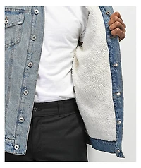 Dravus Locate Sherpa Lined Denim Jacket