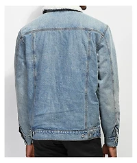 Dravus Locate Sherpa Lined Denim Jacket