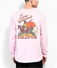 Dravus Lone Wanderer Pink Long Sleeve T-Shirt