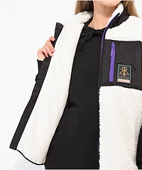 Dravus Marinda Beige Sherpa Vest
