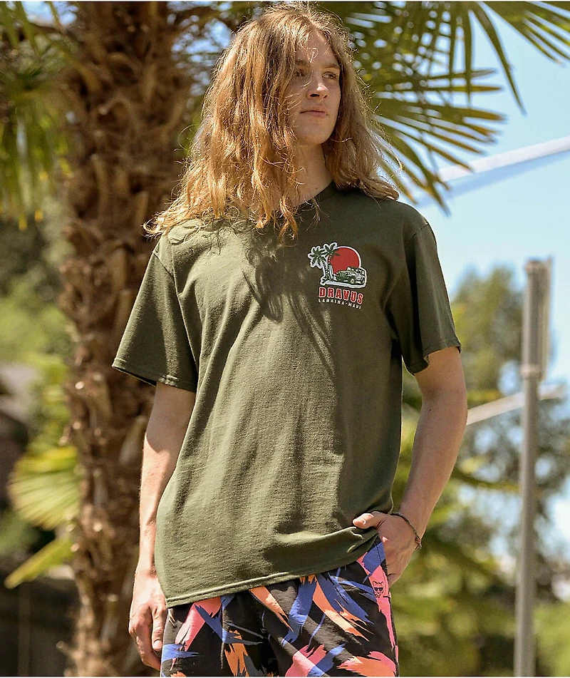 Dravus Maui Surf Green T-Shirt