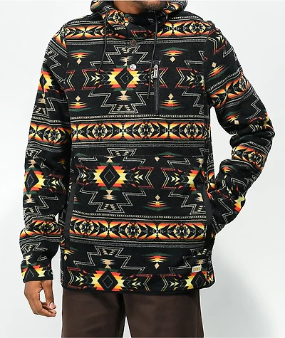 Dravus McKinley Black Geo Print Tech Fleece Jacket
