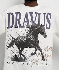 Dravus Mercy Off White Boxy T-Shirt