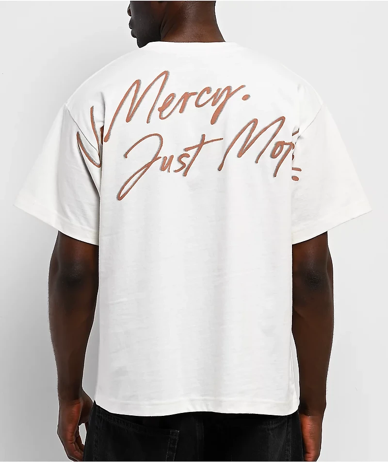 Dravus Mercy Off White Boxy T-Shirt
