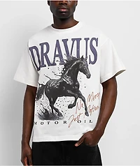 Dravus Mercy Off White Boxy T-Shirt
