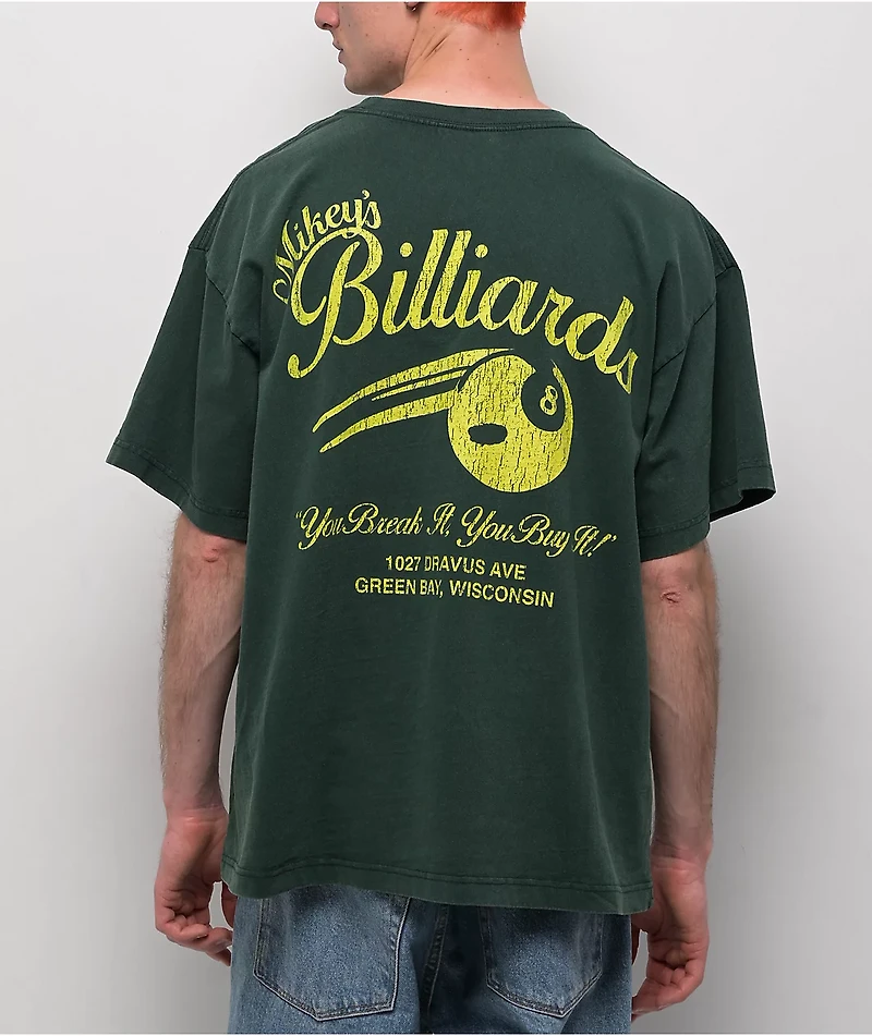 Dravus Mikey's Billiards Green T-Shirt
