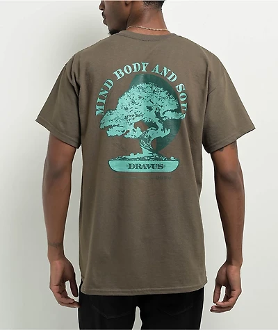 Dravus Mind Body And Soul Olive T-Shirt