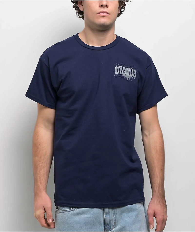 Dravus Muddy Boots Navy T-Shirt