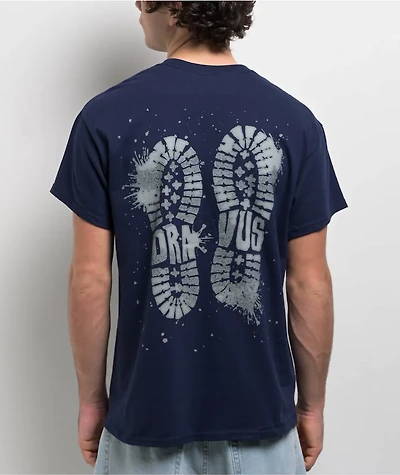 Dravus Muddy Boots Navy T-Shirt