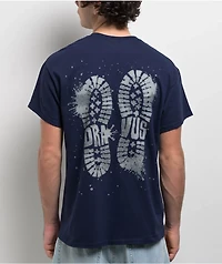 Dravus Muddy Boots Navy T-Shirt