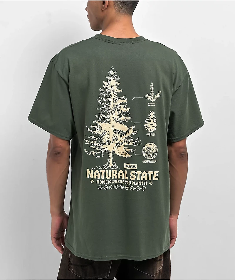 Dravus Natural State Green T-Shirt