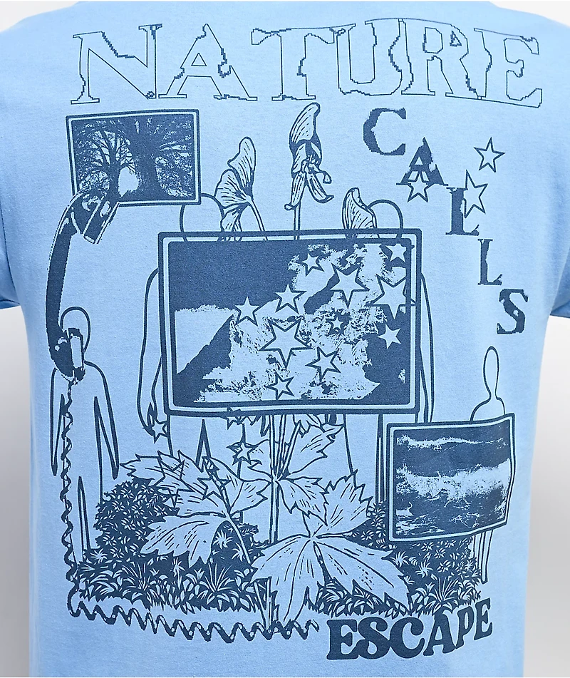 Dravus Nature Call Light Blue T-Shirt