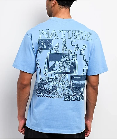Dravus Nature Call Light Blue T-Shirt