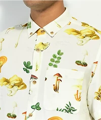 Dravus Neat Nature Sand Short Sleeve Button Up Shirt