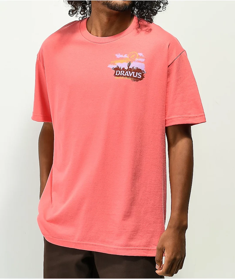 Dravus Nowhere Road Coral T-Shirt