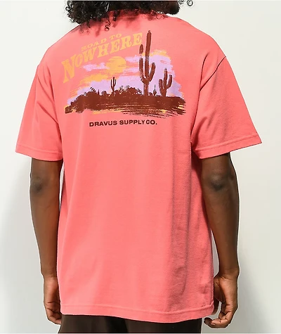 Dravus Nowhere Road Coral T-Shirt