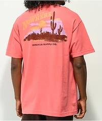 Dravus Nowhere Road Coral T-Shirt