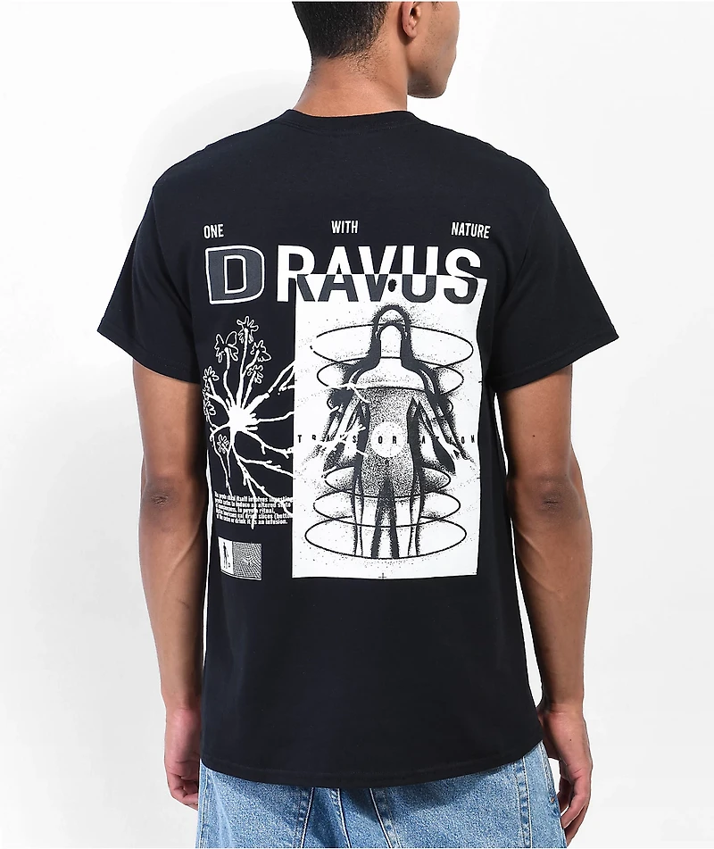 Dravus One With Nature Black T-Shirt