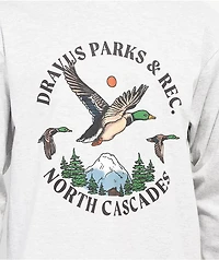 Dravus Parks & Rec Grey Long Sleeve T-Shirt