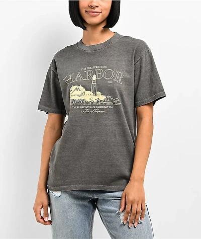 Dravus Parks N Rec Black Wash T-Shirt