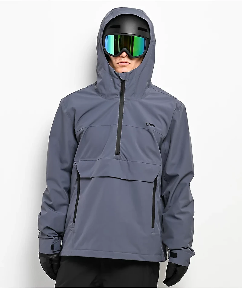 Dravus Pine Ridge Charcoal 15K Anorak Snowboard Jacket