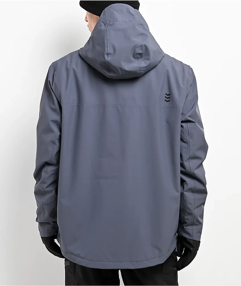 Dravus Pine Ridge Charcoal 15K Anorak Snowboard Jacket