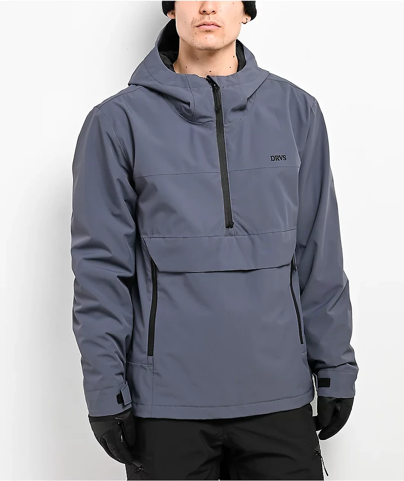 Dravus Pine Ridge Charcoal 15K Anorak Snowboard Jacket