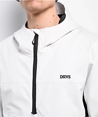 Dravus Pine Ridge White & Black 15K Anorak Snowboard Jacket