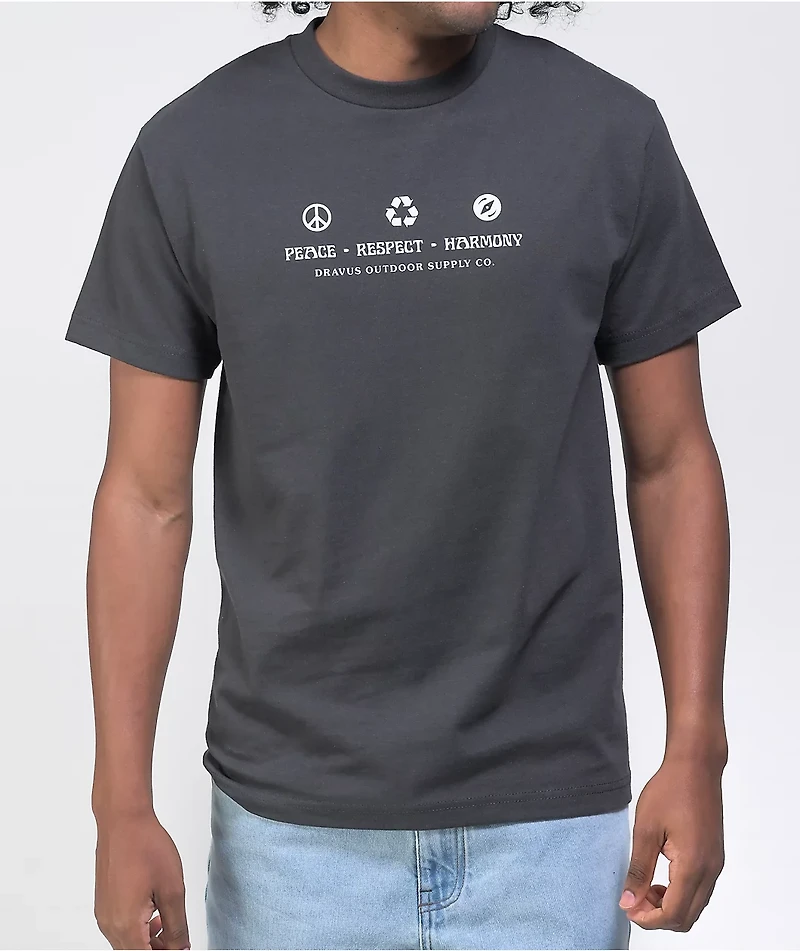 Dravus Positive Energy Black T-Shirt