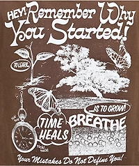 Dravus Positive Message Brown T-Shirt