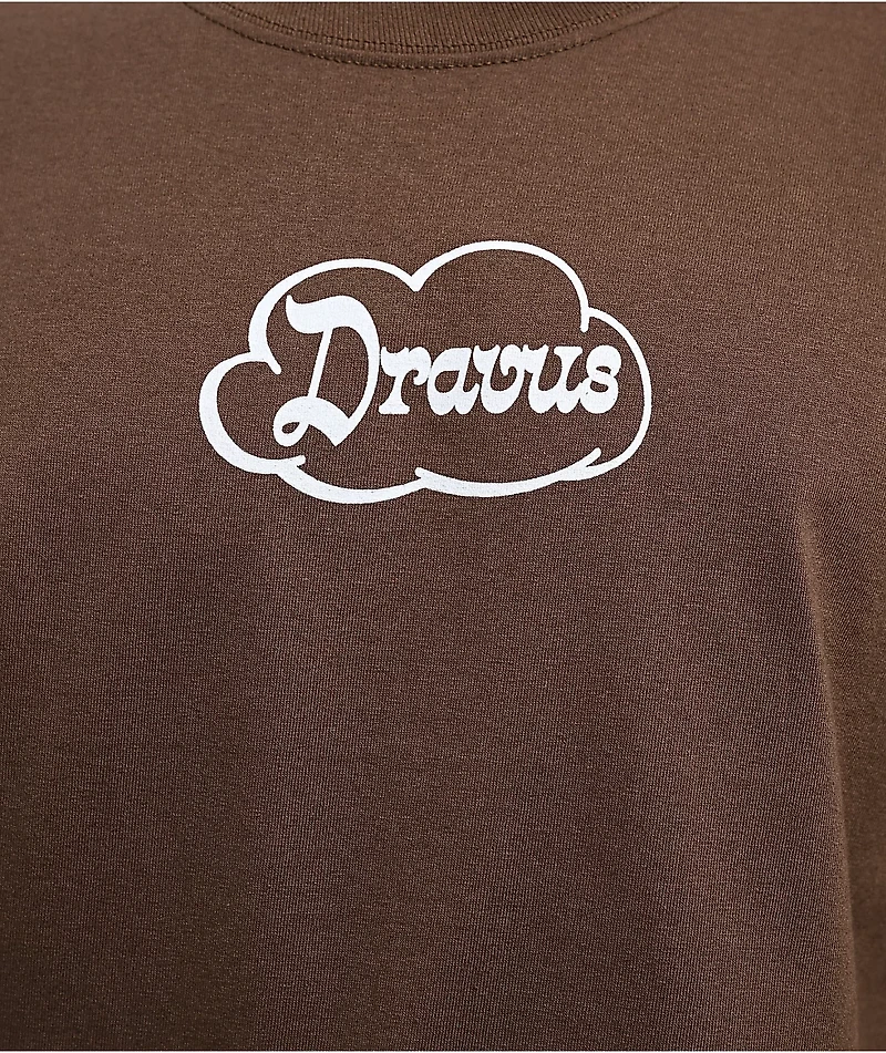Dravus Positive Message Brown T-Shirt