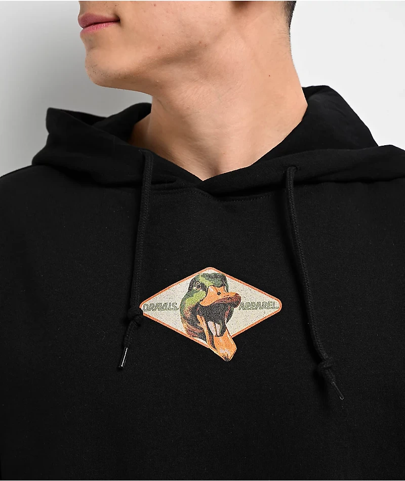 Dravus Quack Black Hoodie