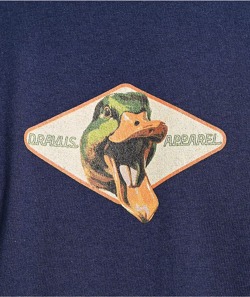 Dravus Quack Navy Blue T-Shirt