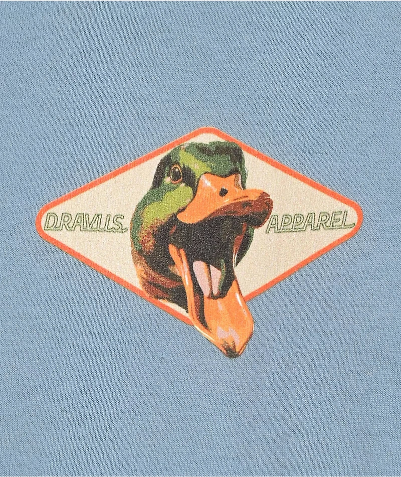 Dravus Qwack Blue Long Sleeve T-Shirt