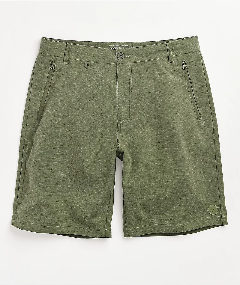 Dravus Recreational Olive Hybrid Shorts