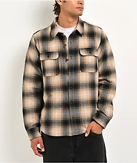 Dravus Required Brown & Navy Flannel Shirt