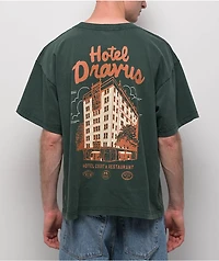 Dravus Retro Hotel Green T-Shirt