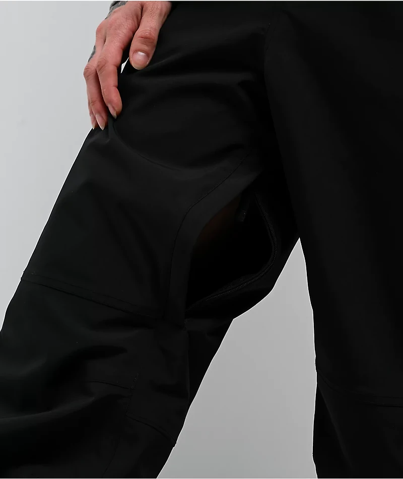 Dravus Rhododendron Black 15K Bib Snowboard Pants
