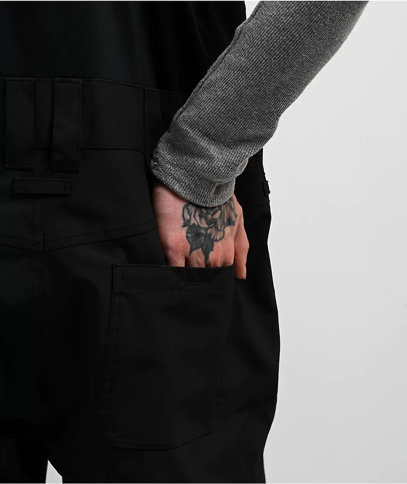 Dravus Rhododendron Black 15K Bib Snowboard Pants