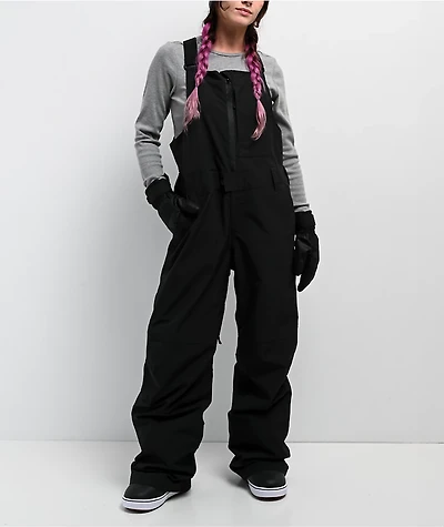 Dravus Rhododendron Black 15K Bib Snowboard Pants