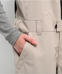 Dravus Rhododendron Khaki 15K Bib Snowboard Pants