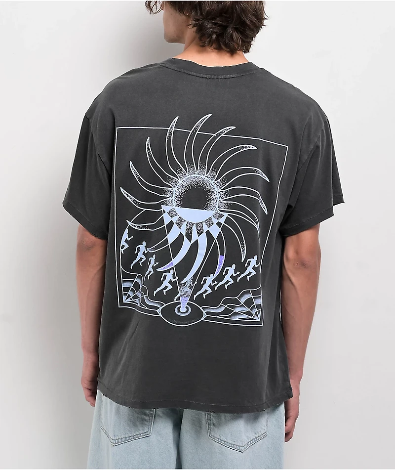 Dravus Run In The Sun Charcoal T-Shirt