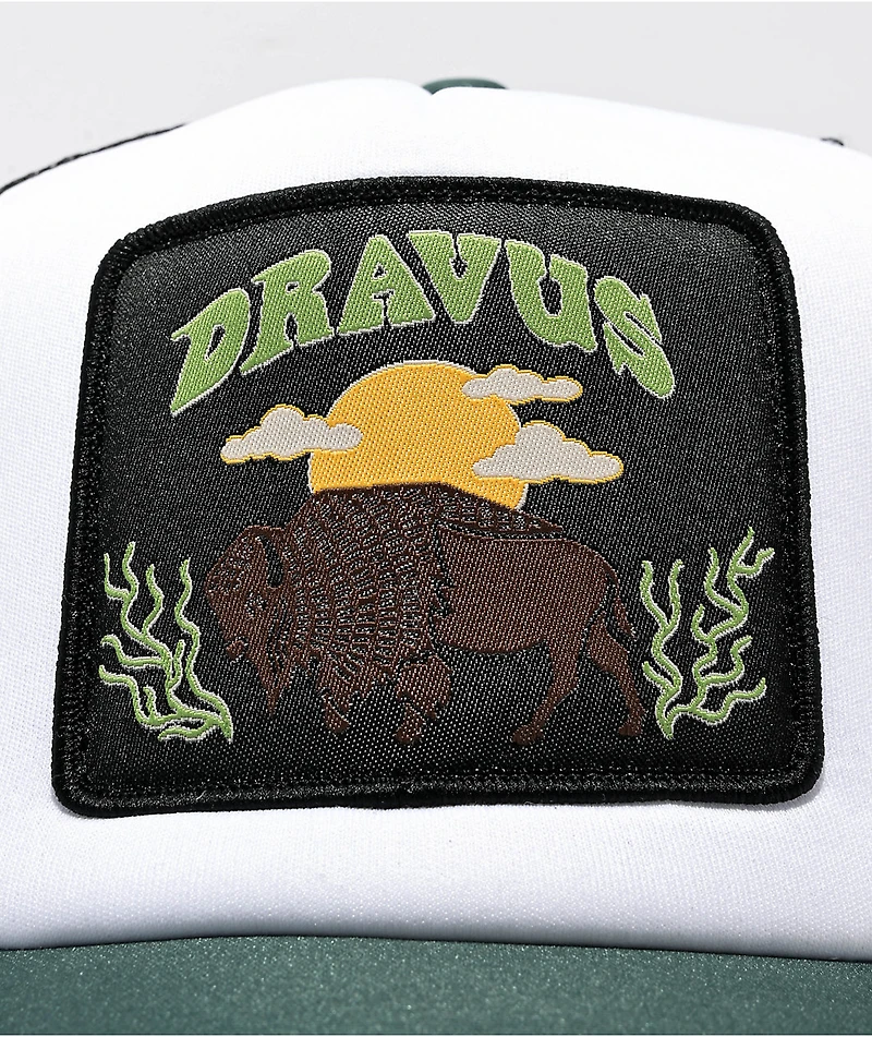 Dravus Serene Black & Green Trucker Hat