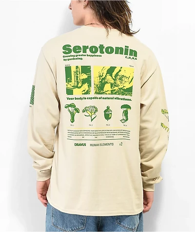 Dravus Serotonin Natural Long Sleeve T-Shirt