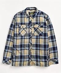 Dravus Sherpa Blue & Tan Flannel Shirt